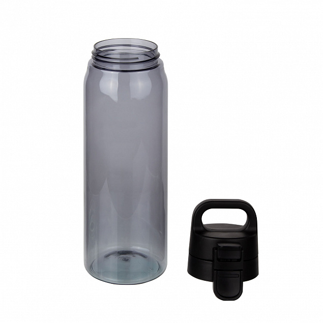 Спортивная бутылка для воды, Aqua, 830 ml, черная с логотипом в Самаре заказать по выгодной цене в кибермаркете AvroraStore