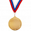 Медаль Regalia, большая, золотистая с логотипом в Самаре заказать по выгодной цене в кибермаркете AvroraStore