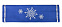 Упаковка-конфета «Снежинки», синяя с логотипом в Самаре заказать по выгодной цене в кибермаркете AvroraStore