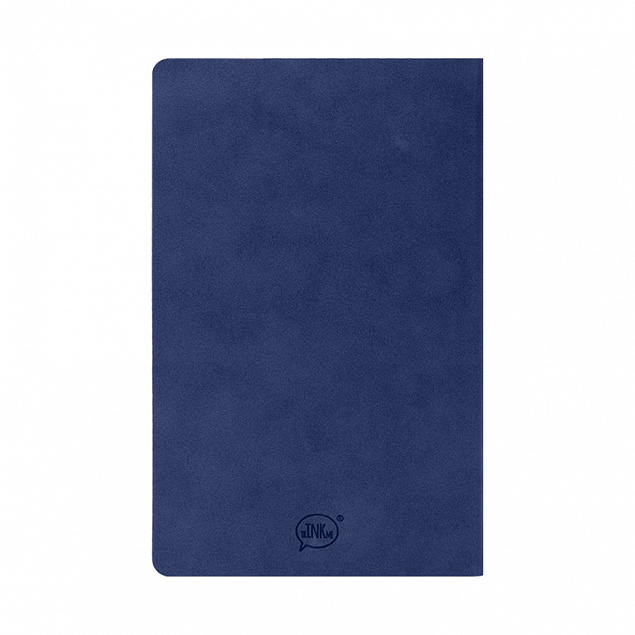 Бизнес-блокнот ALFI, A5, синий, мягкая обложка, в линейку с логотипом в Самаре заказать по выгодной цене в кибермаркете AvroraStore