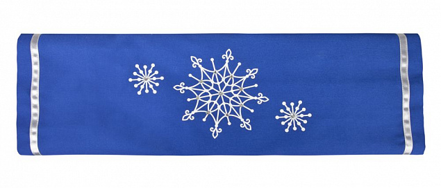 Упаковка-конфета «Снежинки», синяя с логотипом в Самаре заказать по выгодной цене в кибермаркете AvroraStore