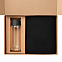 Подарочный набор Bianca, Cella, черный (плед, термобутылка) с логотипом в Самаре заказать по выгодной цене в кибермаркете AvroraStore