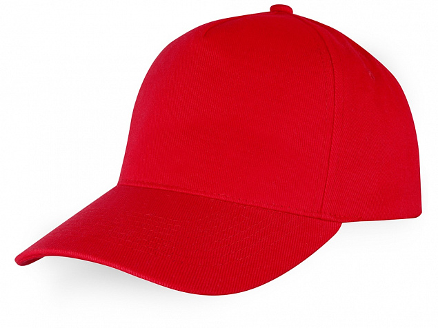 Бейсболка Florida 5-ти панельная, красный с логотипом в Самаре заказать по выгодной цене в кибермаркете AvroraStore
