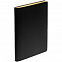Ежедневник Nebraska Flex, недатированный, черный с золотистым с логотипом в Самаре заказать по выгодной цене в кибермаркете AvroraStore