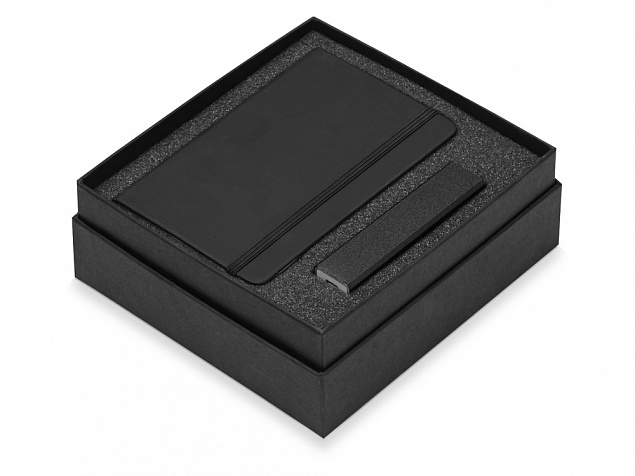 Подарочный набор To go с блокнотом А6 и зарядным устройством с логотипом в Самаре заказать по выгодной цене в кибермаркете AvroraStore