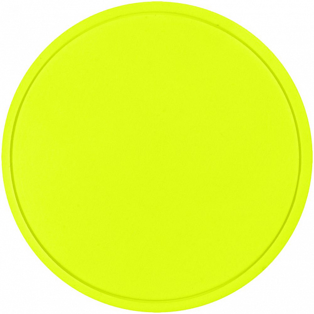 Лейбл из ПВХ Dzeta Round, M, желтый неон с логотипом в Самаре заказать по выгодной цене в кибермаркете AvroraStore