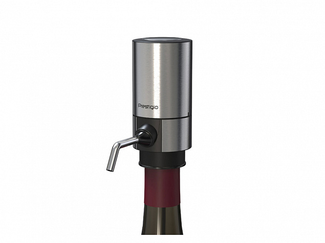 Автоматический аэратор-диспенсер для вина «Prestigio» с логотипом в Самаре заказать по выгодной цене в кибермаркете AvroraStore