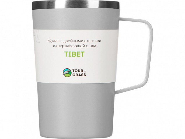 Стальная кружка с двойными стенками и порошковым покрытием «Tibet» с логотипом в Самаре заказать по выгодной цене в кибермаркете AvroraStore