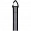 Светоотражающий брелок Flashline, серый с черным с логотипом в Самаре заказать по выгодной цене в кибермаркете AvroraStore