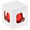 Елочный шар Finery Matt, 8 см, матовый красный с логотипом в Самаре заказать по выгодной цене в кибермаркете AvroraStore