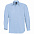 Рубашка мужская с длинным рукавом BOSTON, серая с логотипом в Самаре заказать по выгодной цене в кибермаркете AvroraStore