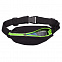 Спортивная поясная сумка Ease, черно-зеленая с логотипом в Самаре заказать по выгодной цене в кибермаркете AvroraStore