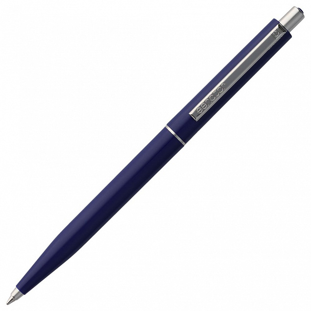 Ручка шариковая Senator Point ver.2, темно-синяя с логотипом в Самаре заказать по выгодной цене в кибермаркете AvroraStore