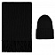 Шарф Flette, черный с логотипом в Самаре заказать по выгодной цене в кибермаркете AvroraStore