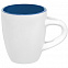 Кофейная кружка Pairy с ложкой, синяя с красной с логотипом в Самаре заказать по выгодной цене в кибермаркете AvroraStore