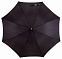 Зонт автоматический JUBILEE, черный с логотипом в Самаре заказать по выгодной цене в кибермаркете AvroraStore