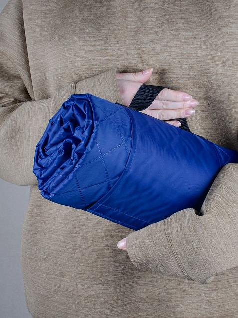 Плед для пикника Comfy, ярко-синий с логотипом в Самаре заказать по выгодной цене в кибермаркете AvroraStore