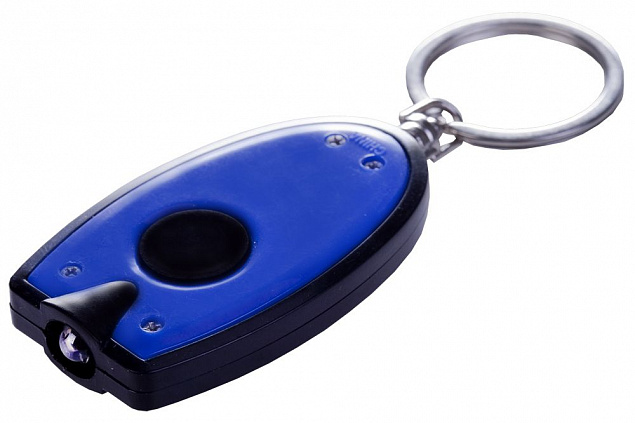 Брелок-фонарик Vivid, синий с логотипом в Самаре заказать по выгодной цене в кибермаркете AvroraStore