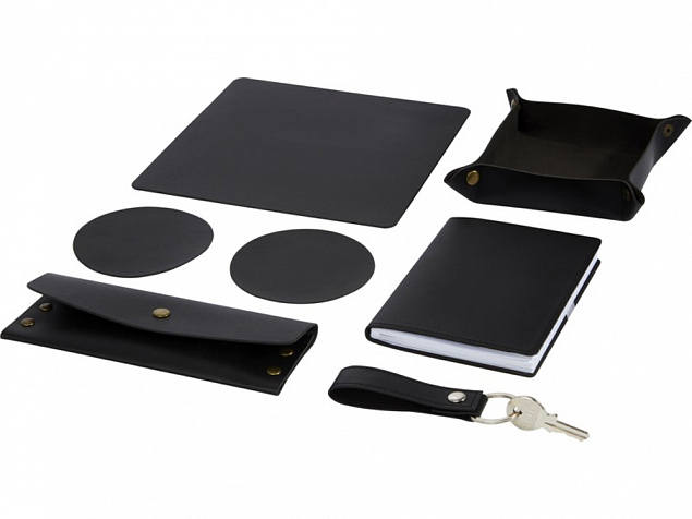 Comodo Подарочный комплект для домашнего офиса, черный с логотипом в Самаре заказать по выгодной цене в кибермаркете AvroraStore