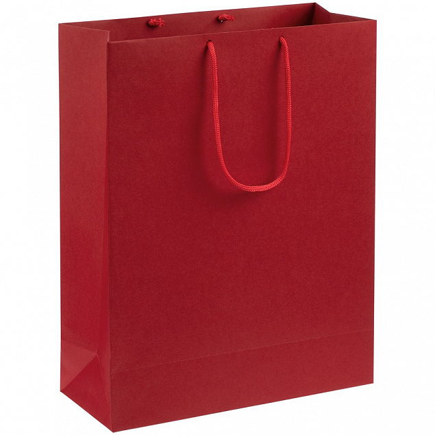 Пакет бумажный Porta XL, красный с логотипом в Самаре заказать по выгодной цене в кибермаркете AvroraStore