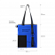 Шоппер Superbag Color (синий с чёрным) с логотипом в Самаре заказать по выгодной цене в кибермаркете AvroraStore