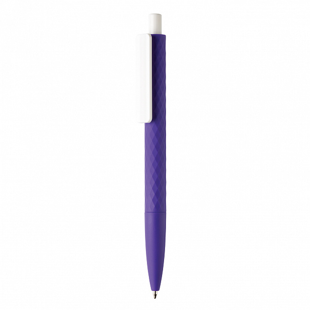 Ручка X3 Smooth Touch, фиолетовый с логотипом в Самаре заказать по выгодной цене в кибермаркете AvroraStore