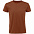 Футболка мужская приталенная REGENT FIT 150, коричневая (терракотовая) с логотипом в Самаре заказать по выгодной цене в кибермаркете AvroraStore