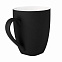 Керамическая кружка Tulip 380 ml, soft-touch, черная с логотипом в Самаре заказать по выгодной цене в кибермаркете AvroraStore