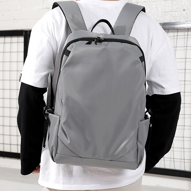 Рюкзак Elbrus - Серый CC с логотипом в Самаре заказать по выгодной цене в кибермаркете AvroraStore