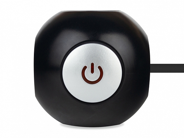 Сетевой фильтр Rombica NEO SPHERUM Black с логотипом в Самаре заказать по выгодной цене в кибермаркете AvroraStore