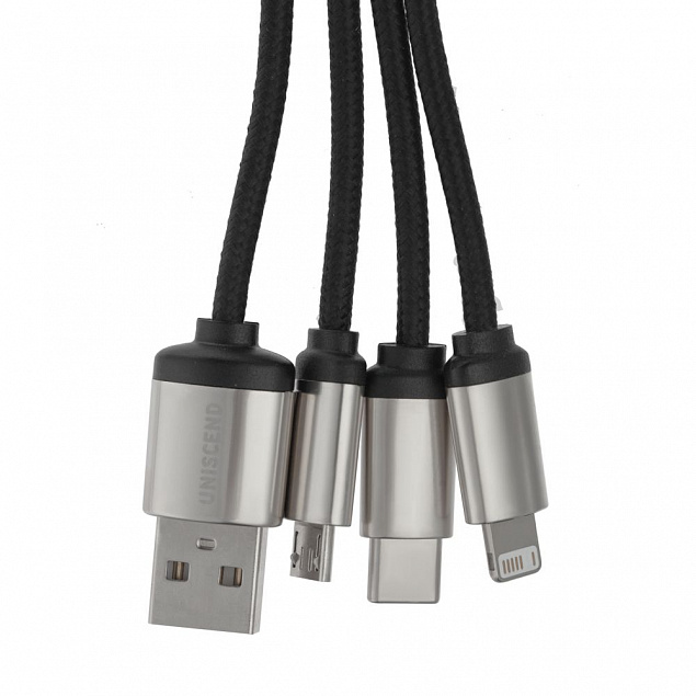 Зарядный кабель-брелок Uniscend Lite Omniline с логотипом в Самаре заказать по выгодной цене в кибермаркете AvroraStore
