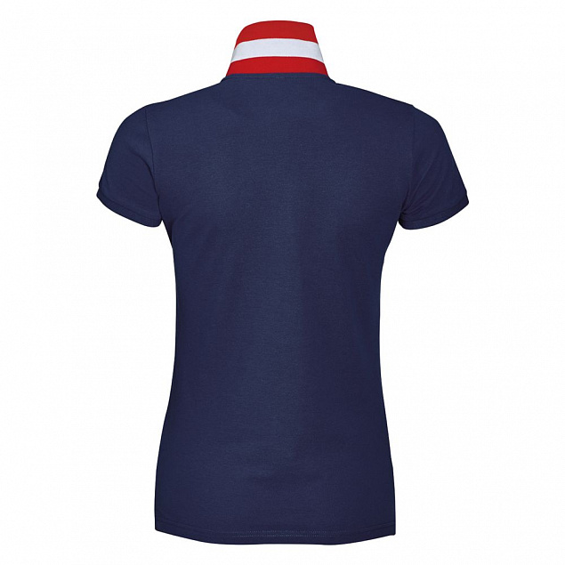 Рубашка поло Patriot Women, темно-синяя с логотипом в Самаре заказать по выгодной цене в кибермаркете AvroraStore