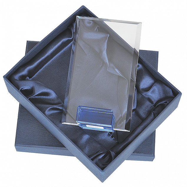 Стела наградная  "Прямоугольник" в подарочной упаковке с логотипом в Самаре заказать по выгодной цене в кибермаркете AvroraStore