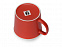 Матовая кружка Nancy 360 мл цветная снаружи, белая внутри, красный с логотипом в Самаре заказать по выгодной цене в кибермаркете AvroraStore