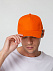 Бейсболка Standard, оранжевая с логотипом в Самаре заказать по выгодной цене в кибермаркете AvroraStore