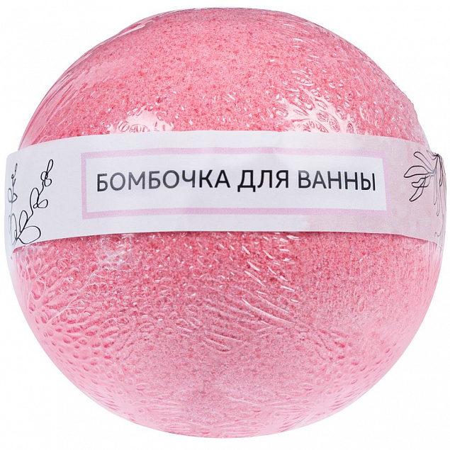 Бомбочка для ванны Feeria, розовая орхидея с логотипом в Самаре заказать по выгодной цене в кибермаркете AvroraStore