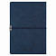 Ежедневник Portobello Trend, In Velour, недатированный, синий с логотипом в Самаре заказать по выгодной цене в кибермаркете AvroraStore