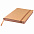 Ежедневник недатированный Shady, А5,  бежевый, кремовый блок, светло-коричневый обрез с логотипом в Самаре заказать по выгодной цене в кибермаркете AvroraStore