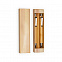 Набор ручек и карандашей из бамбука KIOTO, Дерево с логотипом в Самаре заказать по выгодной цене в кибермаркете AvroraStore