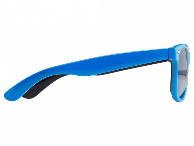 Очки солнцезащитные Crockett, синий/черный с логотипом в Самаре заказать по выгодной цене в кибермаркете AvroraStore