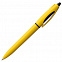 Ручка шариковая S! (Си), желтая с логотипом в Самаре заказать по выгодной цене в кибермаркете AvroraStore