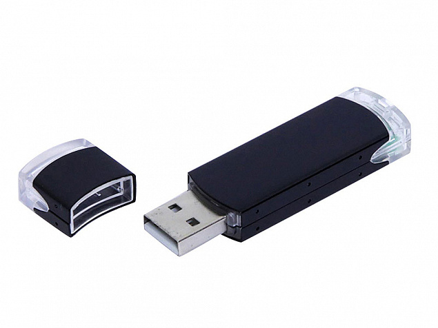 USB 3.0- флешка промо на 128 Гб прямоугольной классической формы с логотипом в Самаре заказать по выгодной цене в кибермаркете AvroraStore