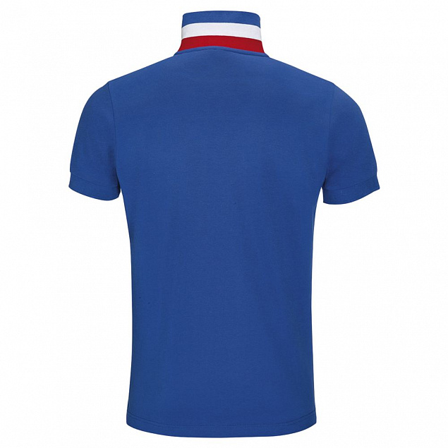 Рубашка поло мужская Patriot 200, ярко-синяя с логотипом в Самаре заказать по выгодной цене в кибермаркете AvroraStore