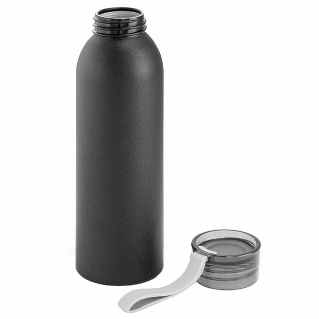 Спортивная бутылка для воды Rio, черная с логотипом в Самаре заказать по выгодной цене в кибермаркете AvroraStore
