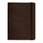 Ежедневник недатированный Boomer, А5,  темно-коричневый, кремовый блок, без обреза с логотипом в Самаре заказать по выгодной цене в кибермаркете AvroraStore