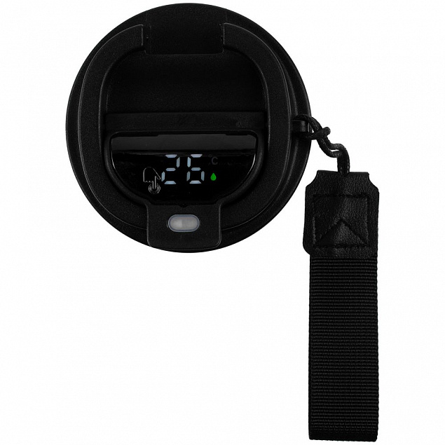 Смарт-стакан с заменяемой батареей tellMug, ver.2, черный с логотипом в Самаре заказать по выгодной цене в кибермаркете AvroraStore