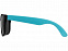 Очки солнцезащитные Retro, черный/морская волна с логотипом в Самаре заказать по выгодной цене в кибермаркете AvroraStore