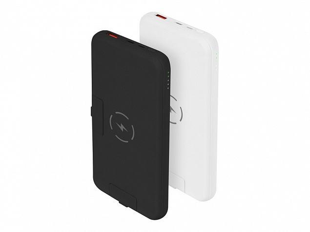 Внешний беспроводной аккумулятор «NEO Wireless PD», 10000 mAh с логотипом в Самаре заказать по выгодной цене в кибермаркете AvroraStore