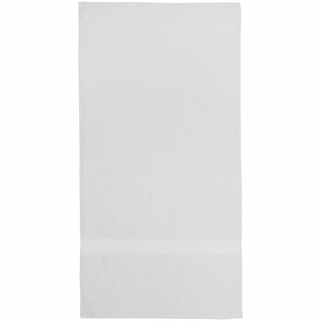 Полотенце Soft Me Light, большое, белое с логотипом в Самаре заказать по выгодной цене в кибермаркете AvroraStore
