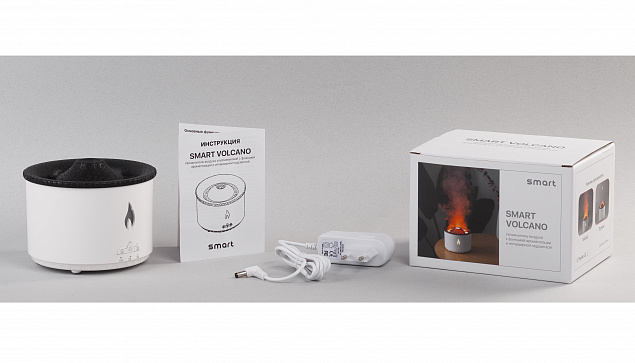 Увлажнитель воздуха "Smart Volcano" с функцией ароматерапии и интерьерной подсветкой-вулкан с логотипом в Самаре заказать по выгодной цене в кибермаркете AvroraStore